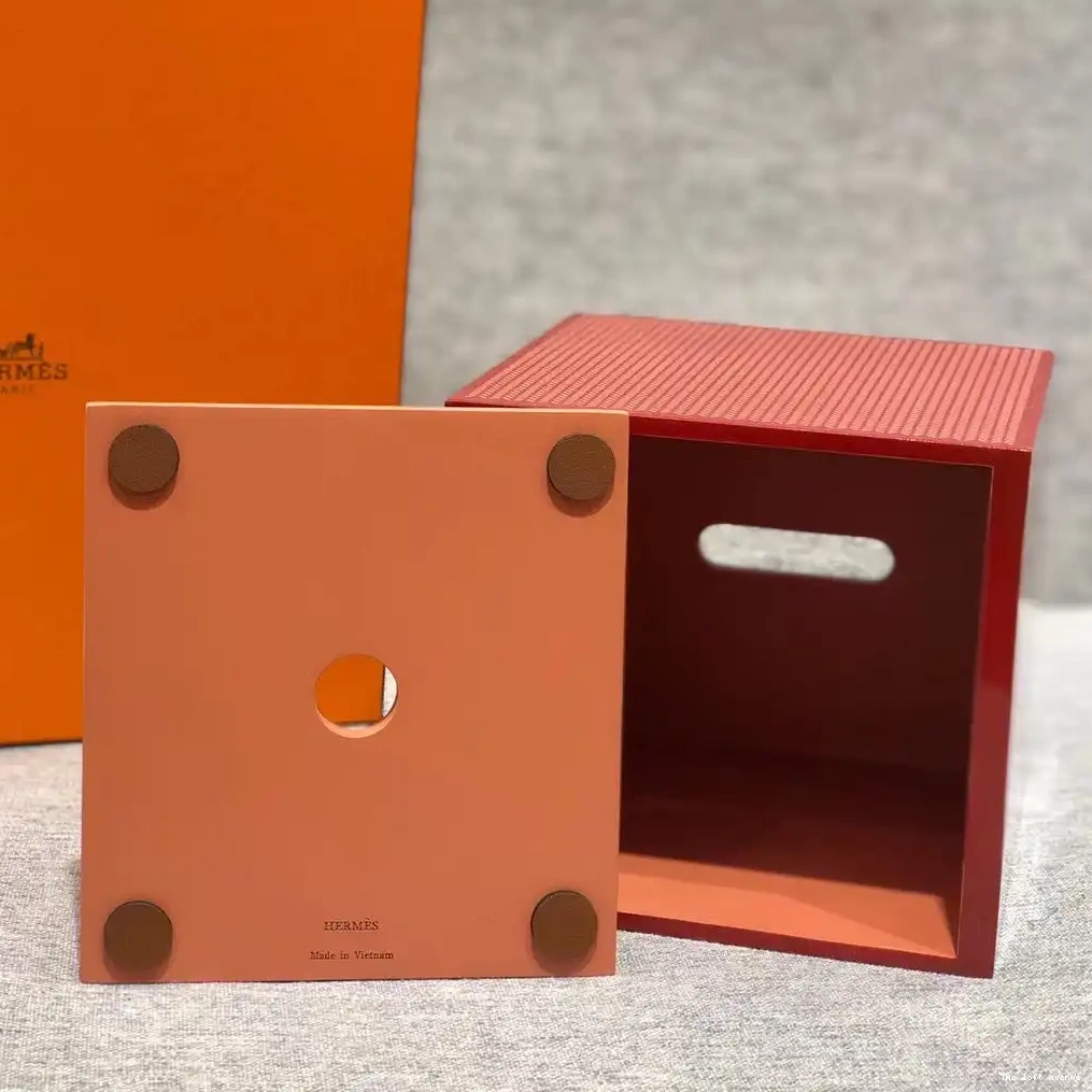SQUARE HERMES KBOX TISSUE BOX 0516